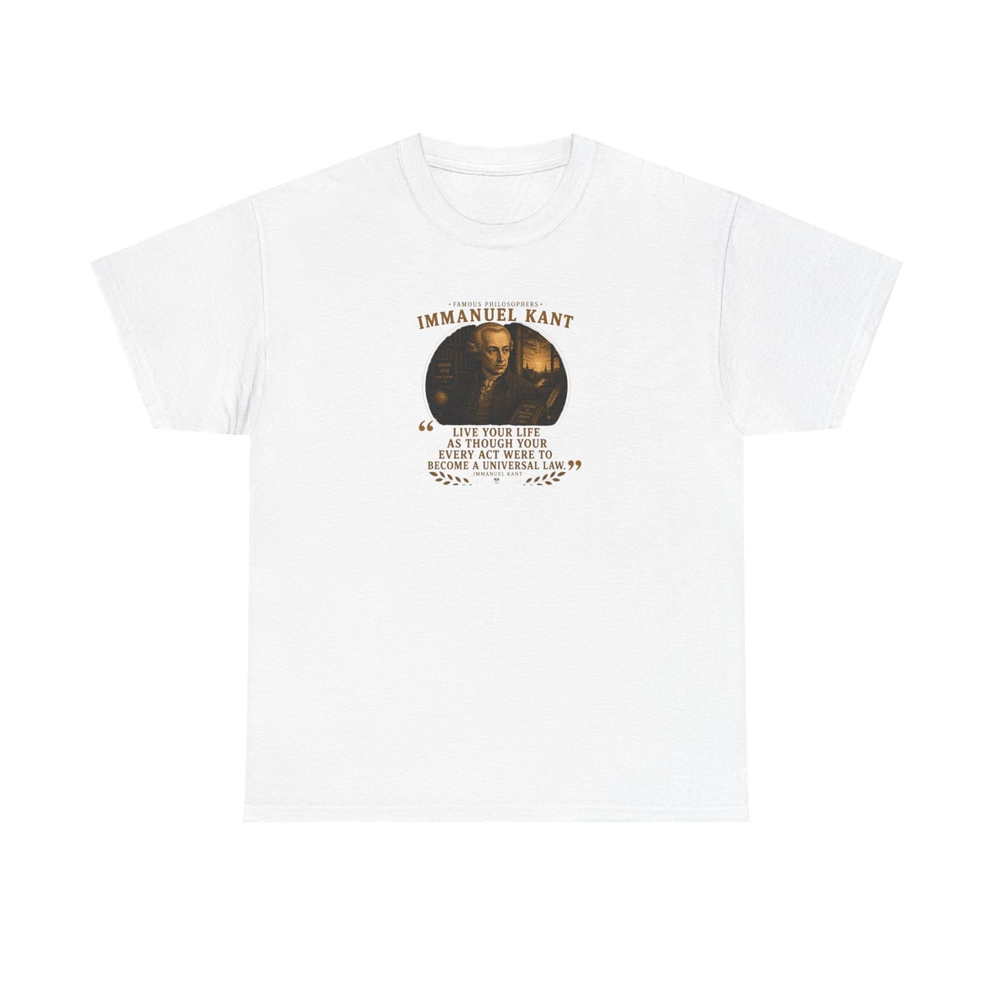 Immanuel Kant on Humanity as a Moral Framework, Philosophy Tribute T-Shirt