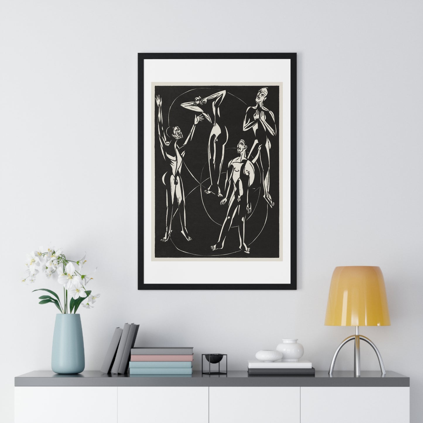 Feelings (1937) by Ernst Ludwig Kirchner from the Original, Framed Art Print