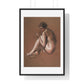 Seated Nude Female Figure by Edwin Austin Abbey from the Original, Framed Art Print