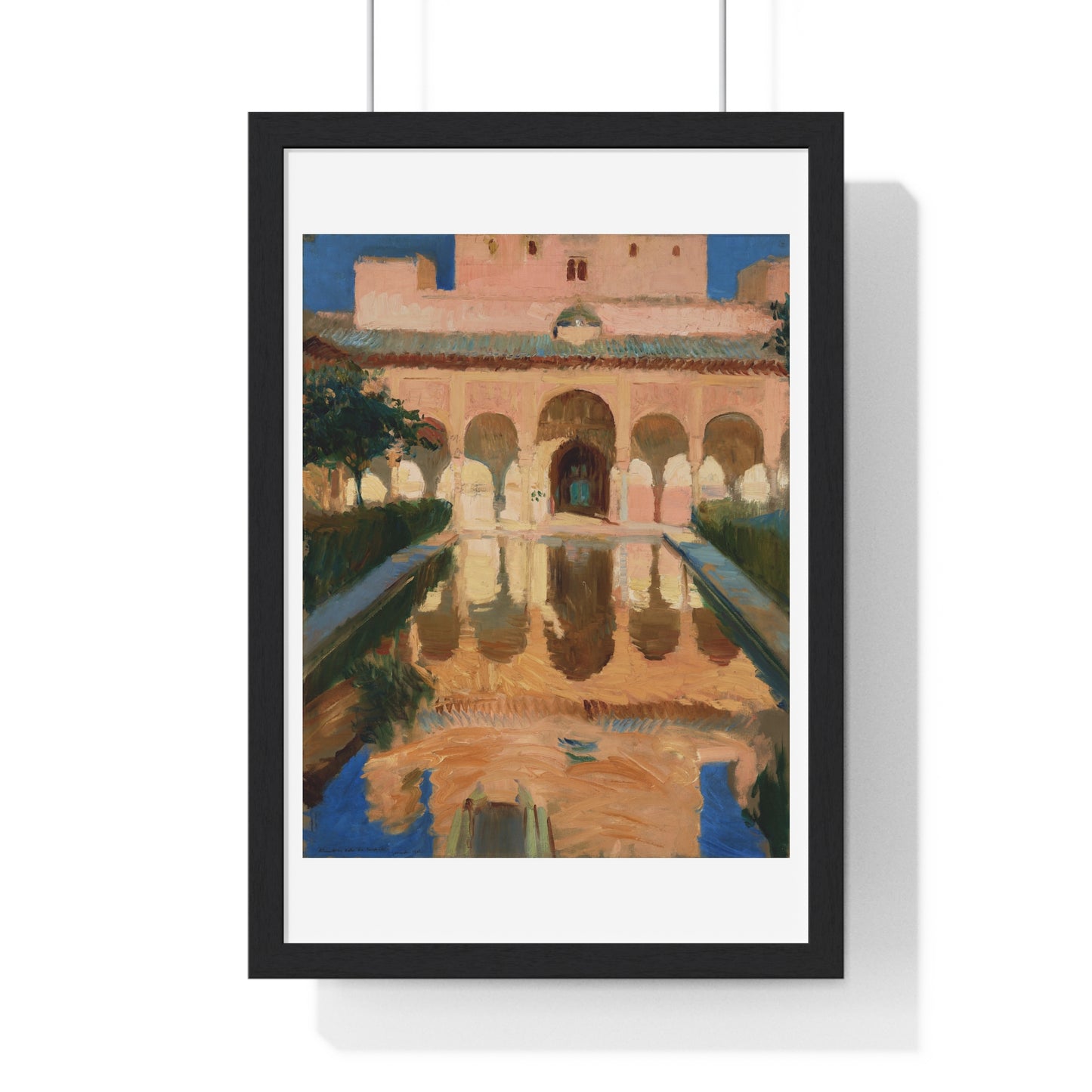 Hall of the Ambassadors, Alhambra, Granada (1909) by Joaquín Sorolla y Bastida, from the Original, Framed Print