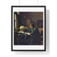 The Astronomer (circa 1668) by Johannes Vermeer, from the Original, Framed Art Print