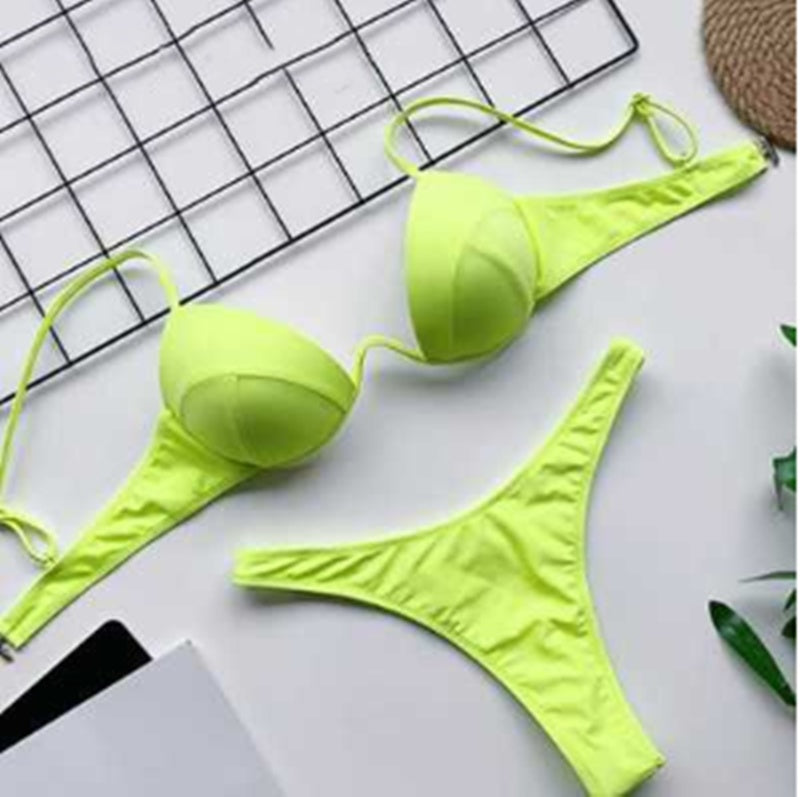 Classic Timeless Push Up Bikini, Candy Colours