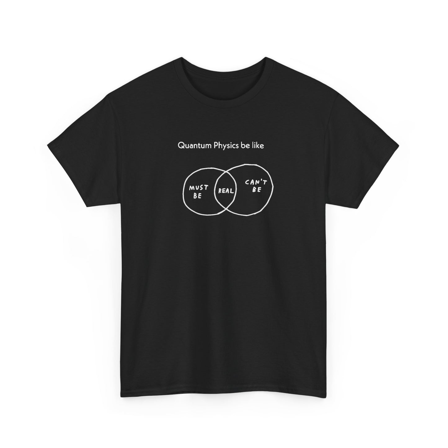 Quantum Physics, Funny Cartoon Art T-Shirt