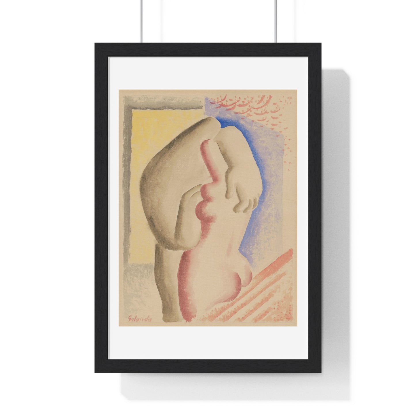 Lovers by Mikuláš Galanda, from the Original, Framed Art Print