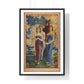 Allegorical Figures (1868-1915) by René Piot, from the Original, Wooden Framed Print