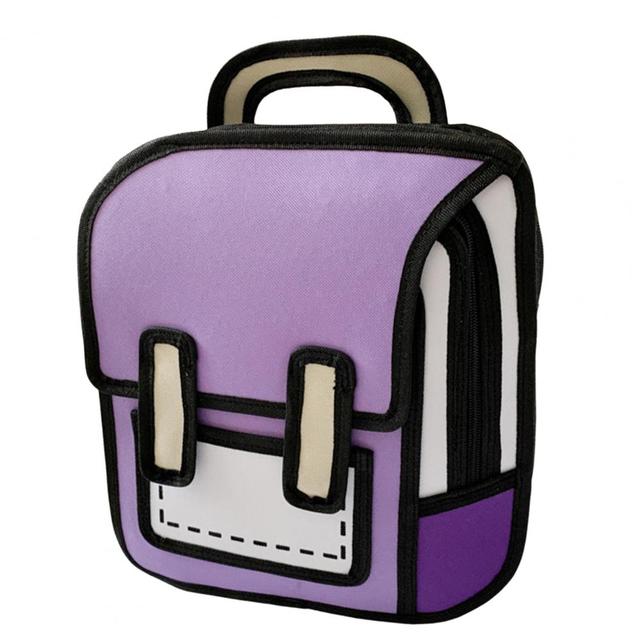 Comic Art Adjustable-Strap Student Backpack