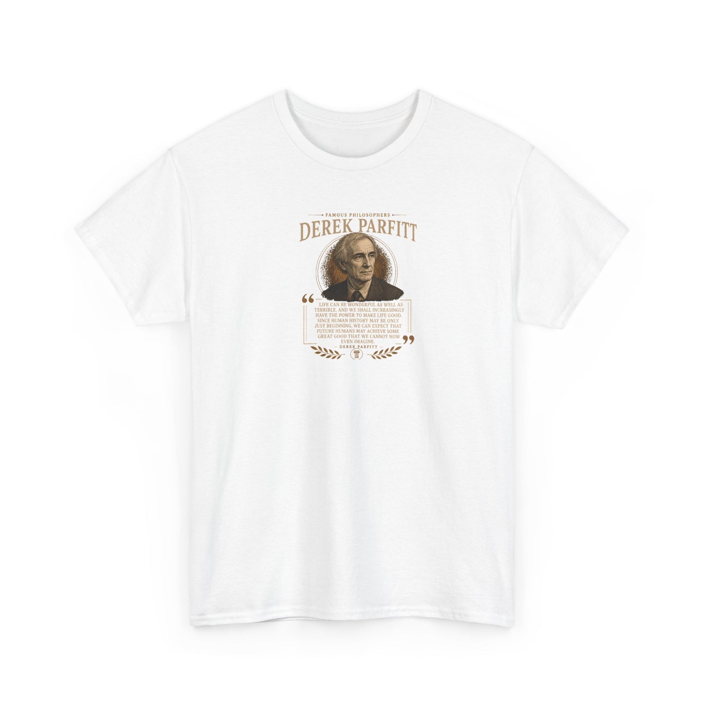 Derek Parfitt on Our Responsibilities to Future Generations, Philosophy Tribute T-Shirt