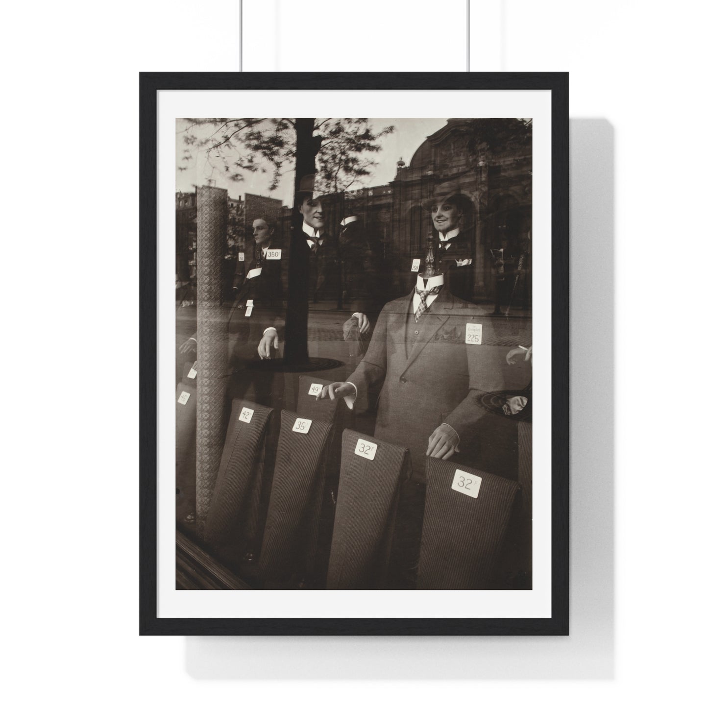 Men's Fashions (1925) by Eugène Atget, from the Original, Wooden Framed Print