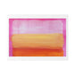 Pink Abstract Palette Knife Painting, Canvas Art Print