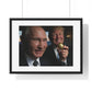 Putin, Trump and the Legend of the Golden Egg, Abstract Art 'Designed by AI' Framed Print
