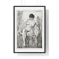 Nude Woman Seated (1916) by George Wesley Bellows, from the Original, Wooden Framed Print