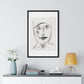 Woman's Head (circa 1927) by Leo Gestel, from the Original, Framed Art Print