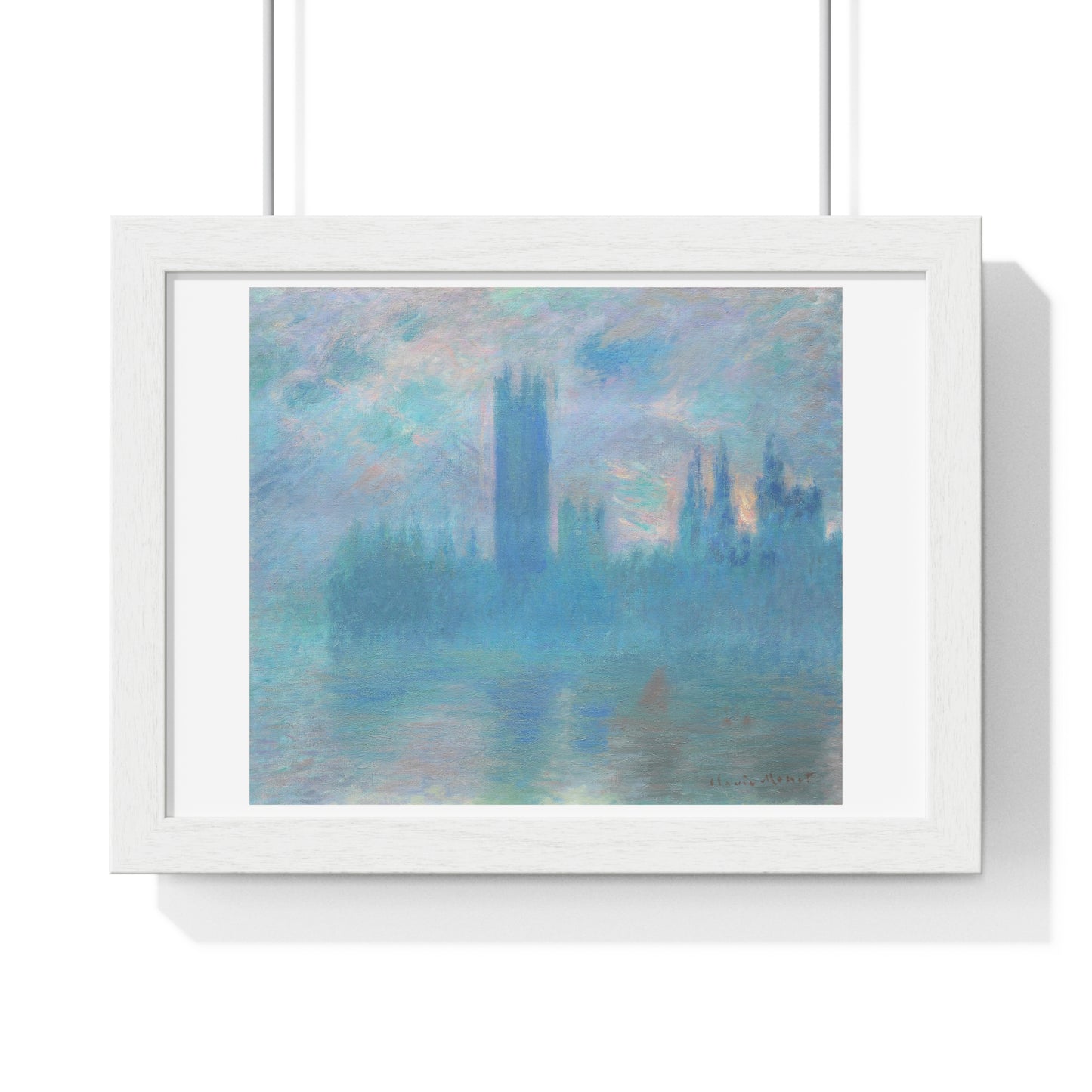 Houses of Parliament, London (1900–1901) by Claude Monet, from the Original, Framed Art Print