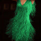 Vireous Shimmering Strand Cocktail Dress