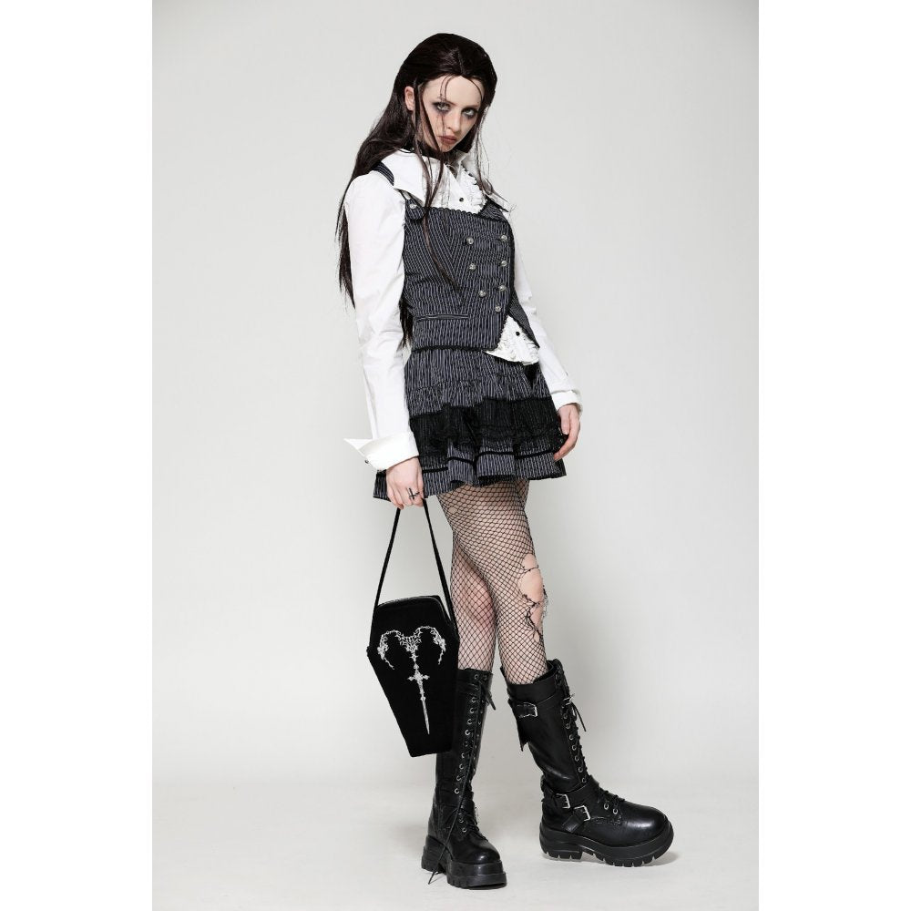 Dark in Love Quinn Mystic Horn Goth Coffin Bag