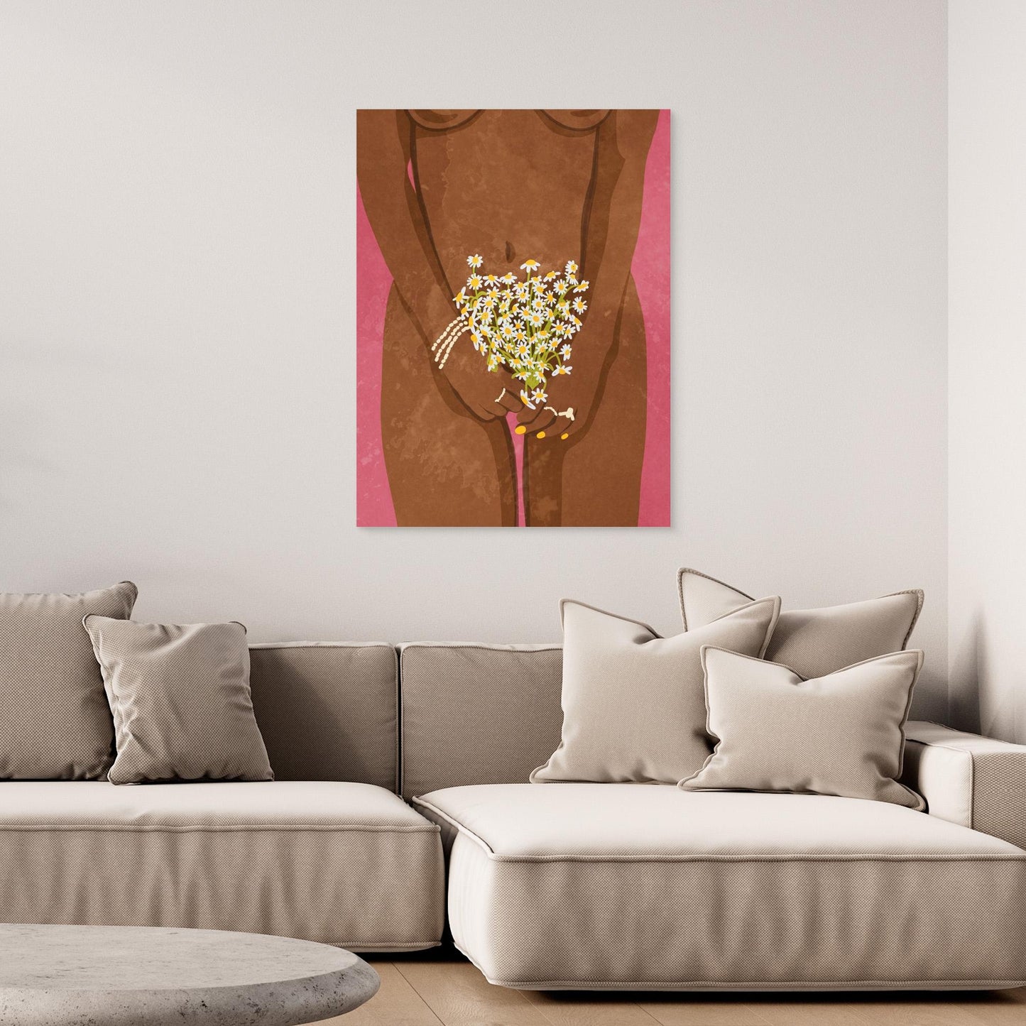 Wearing Flowers by Raissa Oltmanns, Canvas Art Print