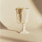 'White Jade' Sculpture Wine Goblet