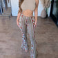 High Elastic Tight Pants Slim Sexy Print Trousers, Spring and Autumn Collection