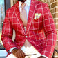 Men's British-Style Blazer, Plaid and Tartan