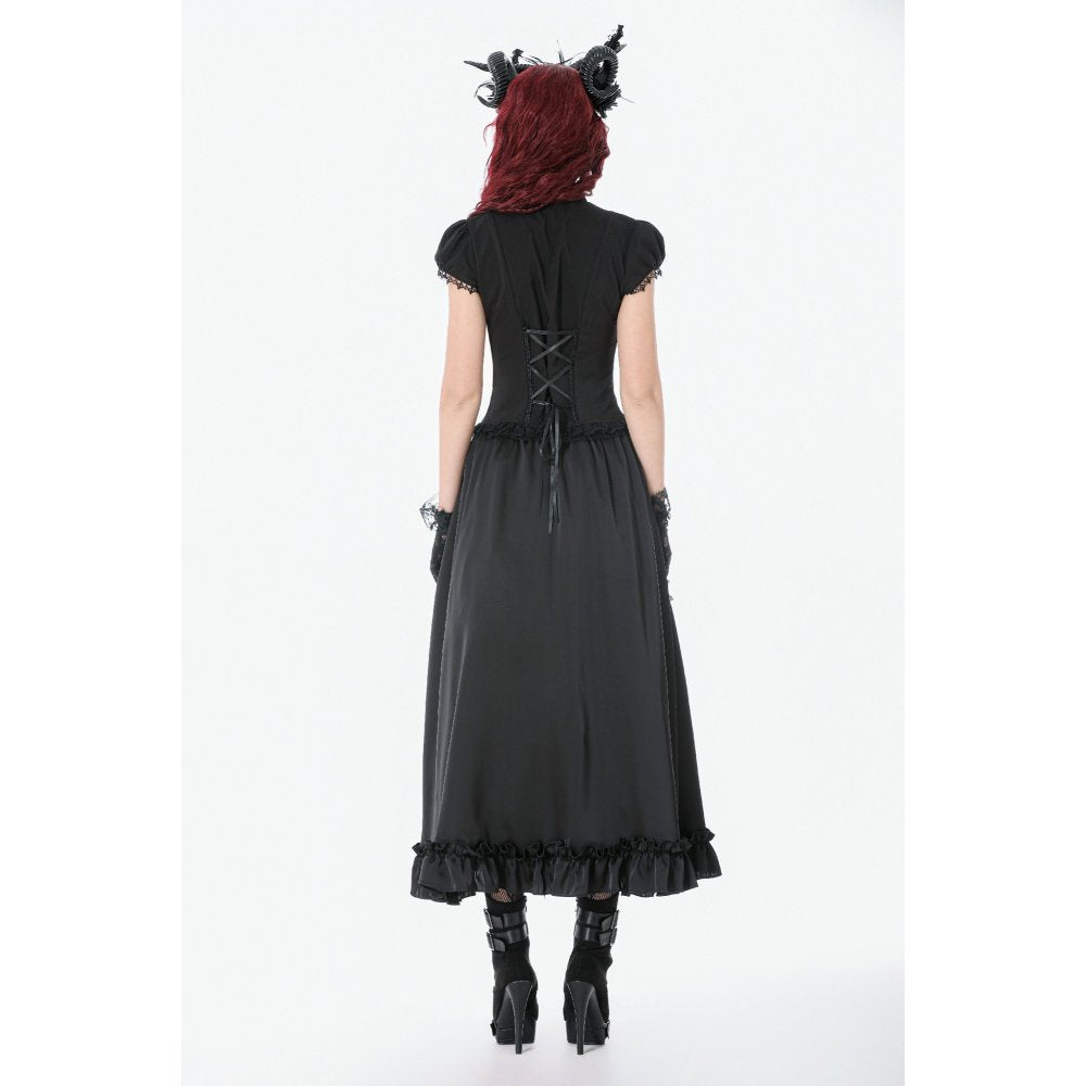 Dark in Love Belladonna Floor-Length Vintage Skirt