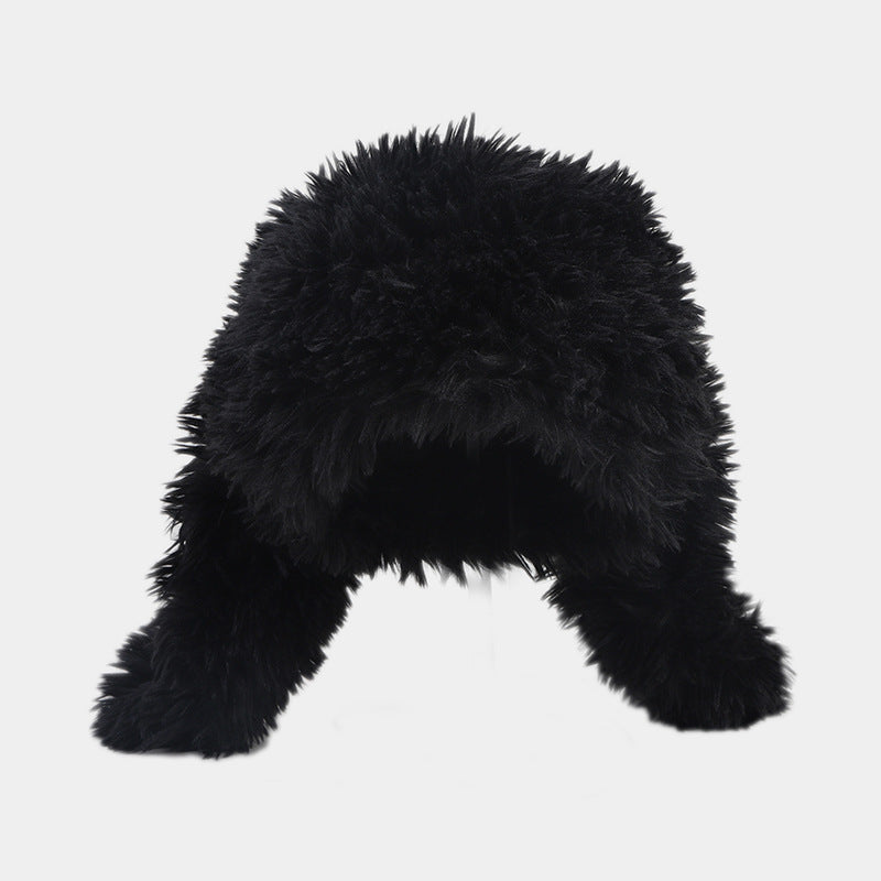 Plush Rabbit Ears Cute Ushanka Hat, Candy Colours