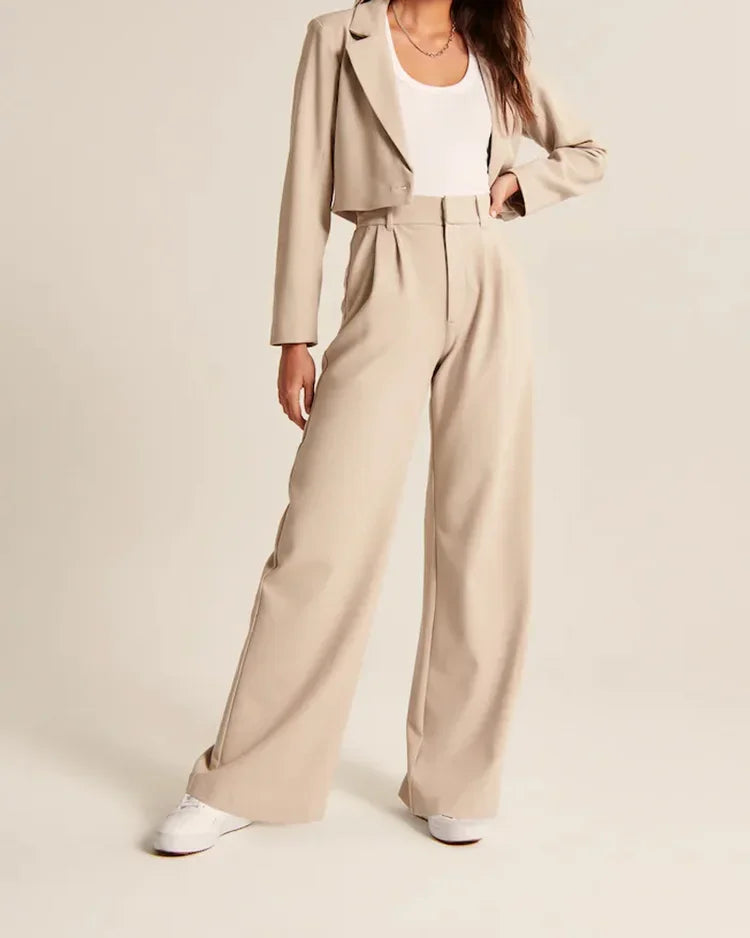 Vireous Loose Fitting Women's Tailored Pants