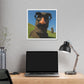 Moai Statues of Easter Island Seen on a Good Day II 'Designed by AI' Canvas Art Print