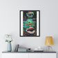 Gaia Psychedelic Art 'Designed by AI' Framed Art Print