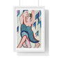 Dancing Couple in the Snow [reverse] by Ernst Ludwig Kirchner (1928–1929) from the Original, Framed Art Print