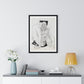 Crawling Woman from 'Day and Dream' by Max Beckmann, from the Original, Framed Art Print