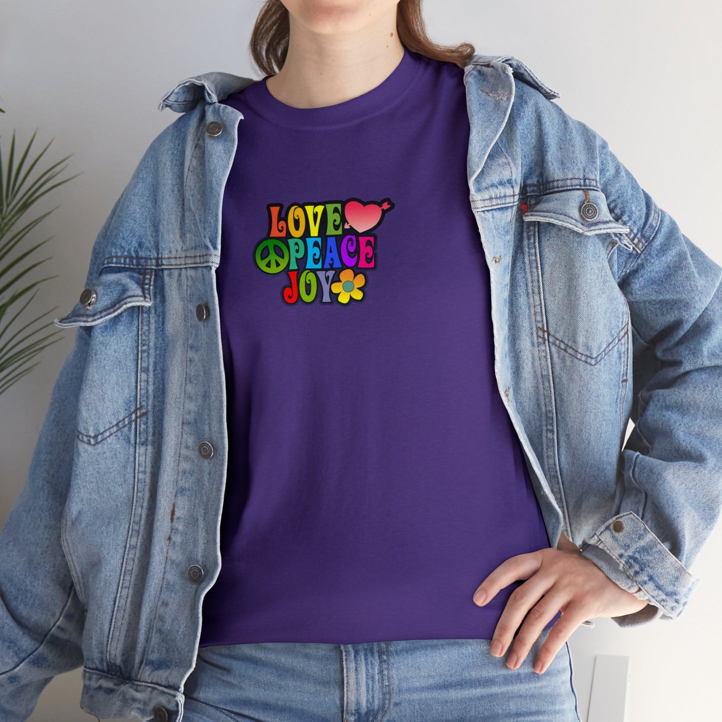 Love and Peace and Joy Psychedelic T-Shirt