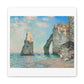 The Cliffs at Étretat (1885) by Claude Monet, from the Original, Art Print on Canvas