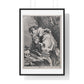 Saint Francis of Assisi in Ecstasy, from the Original Etching, Framed Art Print