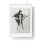 Aquilegia Chrysantha 'Golden Columbine' Enlarged Six times from Urformen der Kunst (1928) by Karl Blossfeldt, rom the Original, Framed Print