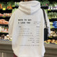 Ways to Say I Love You, Positive Vibes Hoodie Sweatshirt
