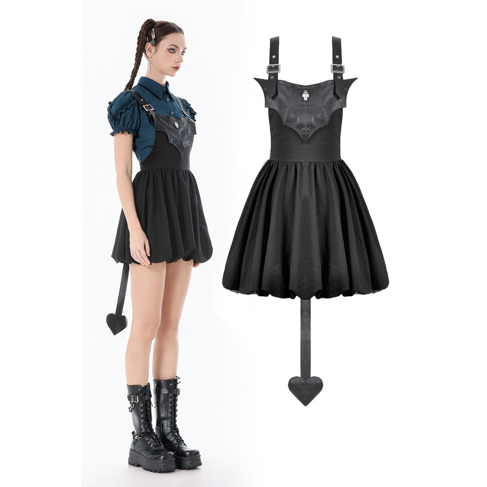 Dark In Love Lilith 'Bat' Harness Bubble Dress