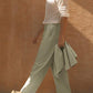 Men's Tawny Double-Breasted Blazer and Wide Leg Pants Suit