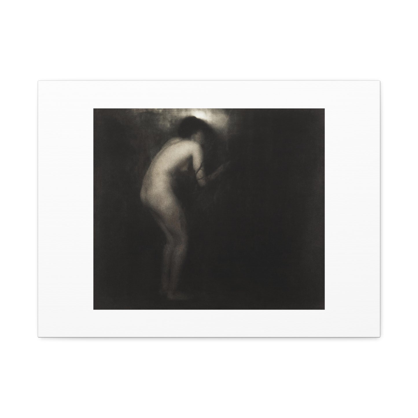 Erotic Vintage Nude 'La Cigale' (1901) by Edward Steichen, from the Original, Art Print on Canvas