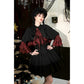 Dark in Love Camazotz Vampire Bat-Shaped Capelet in Black and Blood Red