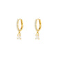 925 Sterling Silver Opal Droplet Jewellery Set
