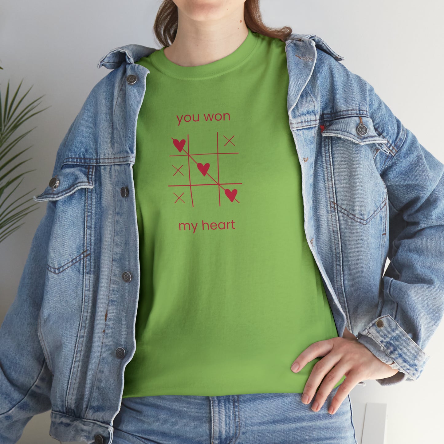 You Won My Heart Cotton T-Shirt