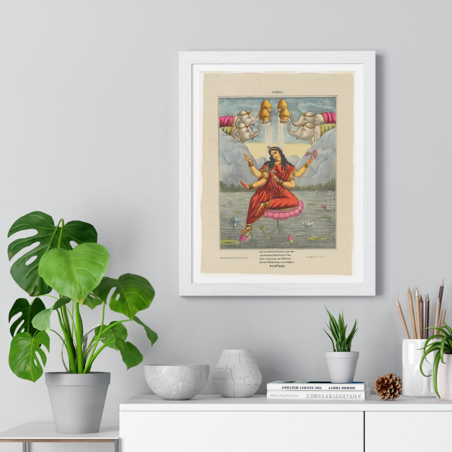 Goddess Kamalatmika (1880-1885) from the Original, Framed Art Print