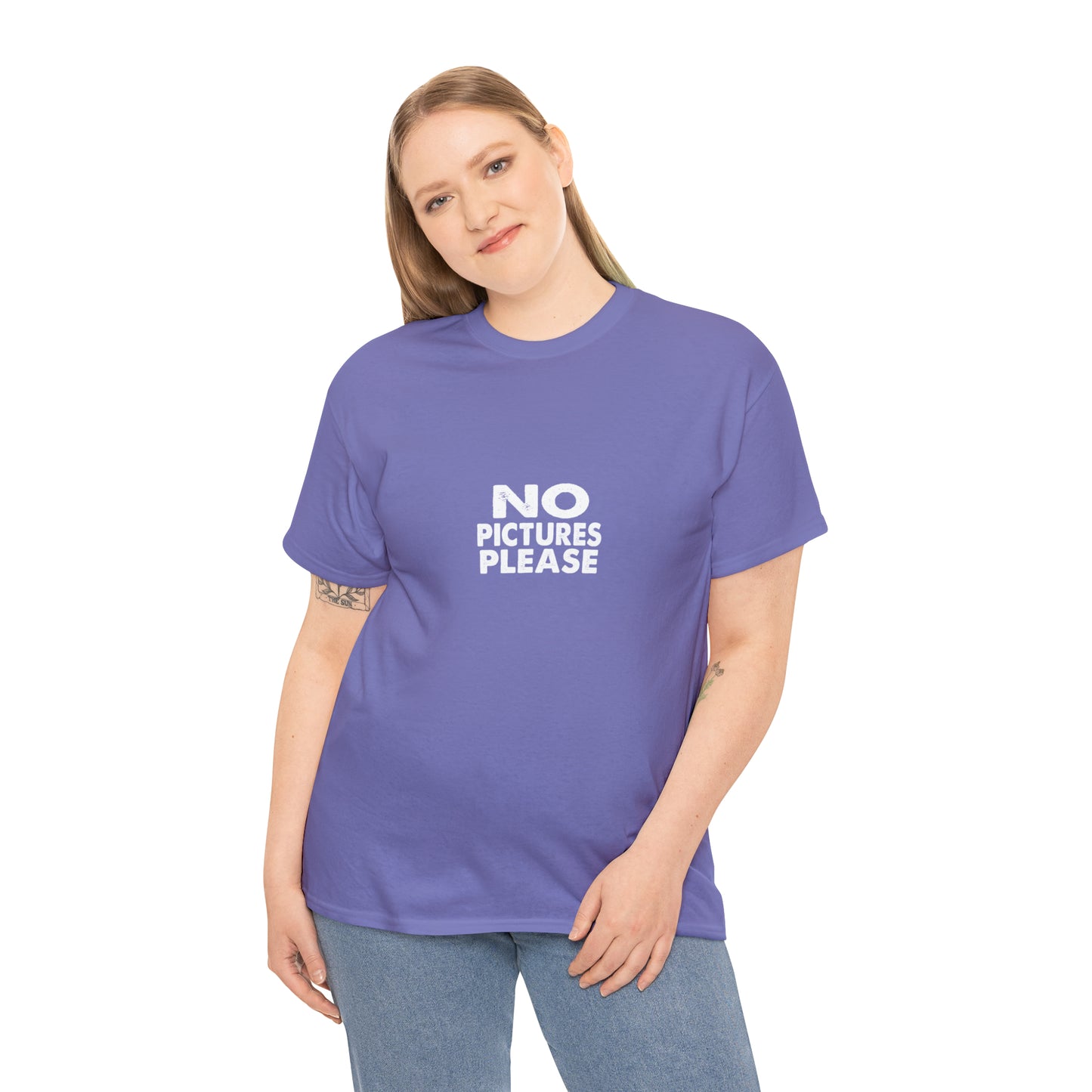 No Pictures Please Funny T-Shirt