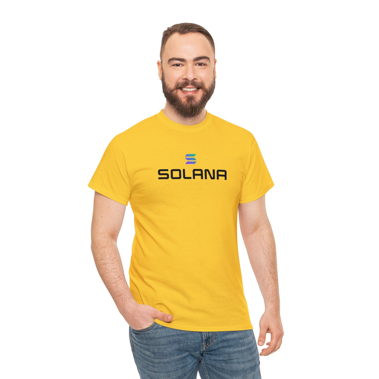 Solana Foundation #SOL Crypto Unisex Heavy Cotton T-Shirt