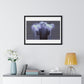 Man in the Energetic Realm, Abstract Art 'Designed by AI' Framed Print