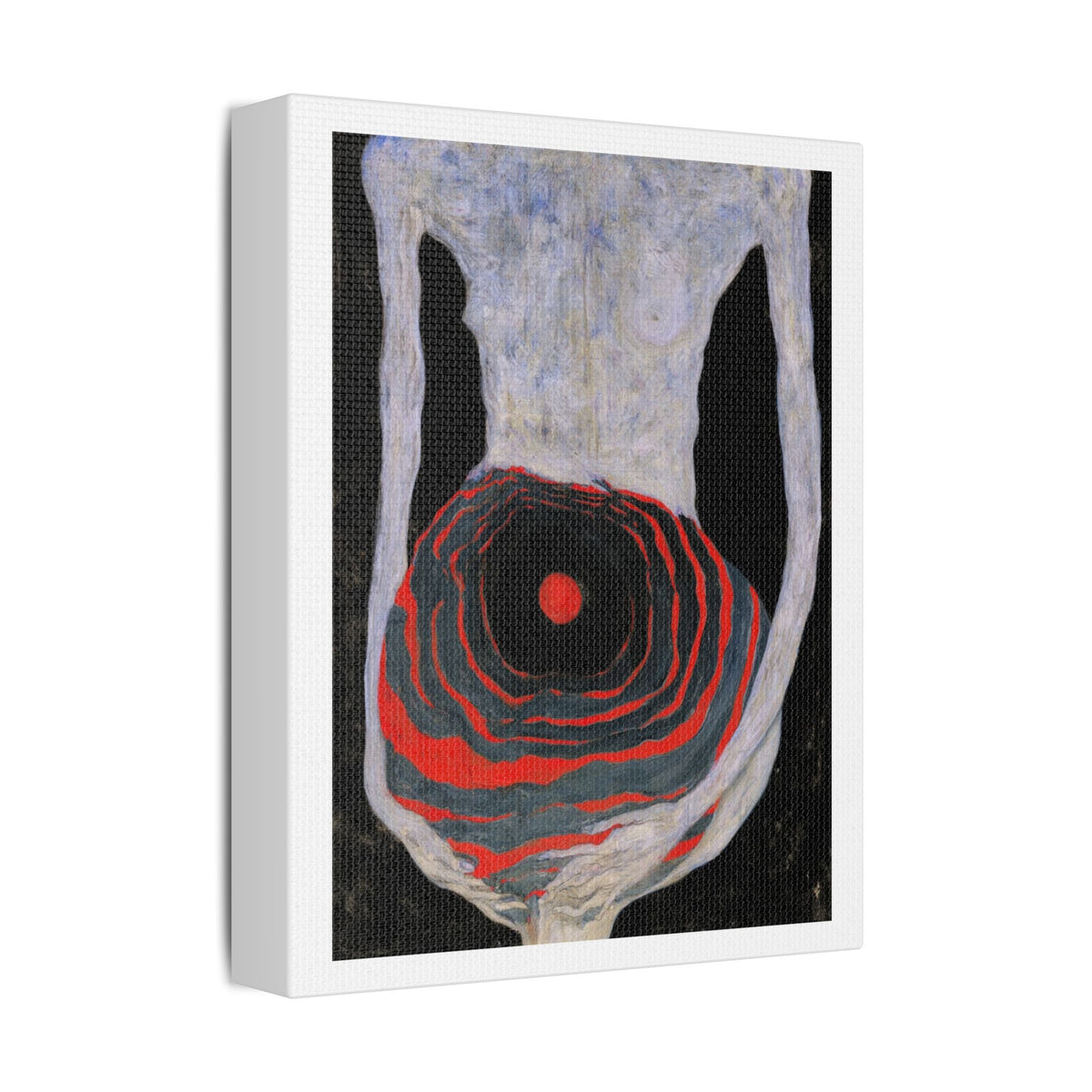 Mother, Neo-Surrealism, Art Print on Satin Canvas, Stretched