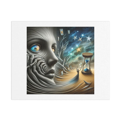 Surrealistic Representation of the Quality of Envy II 'Designed by AI' Art Print on Canvas