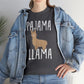 Pyjama Llama Heavy Cotton T-Shirt Quirky Women's Men's