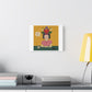 I'm Fine, Cartoon Art Print on Canvas