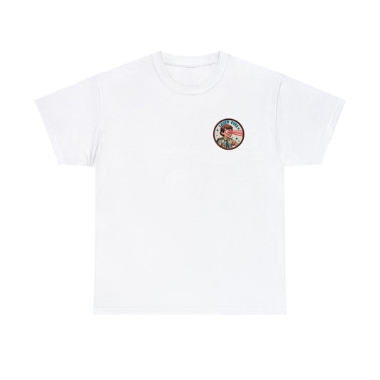 Boy Scout Badge, Funny T-Shirt 'Laser Eyes'